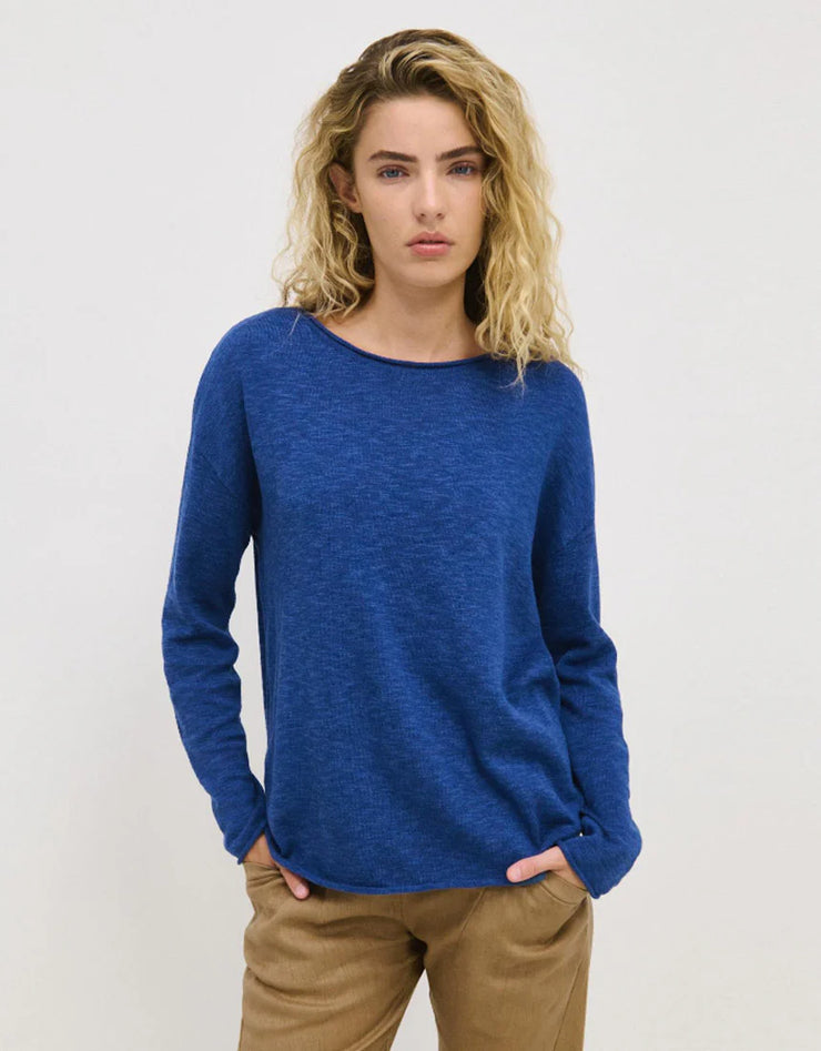 Little Lies - Nellie Top - Regatta Blue